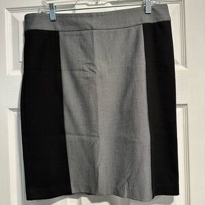 Rampage Black and Gray Pencil Skirt